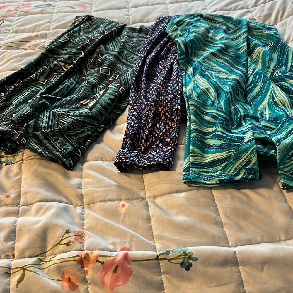 Colorful Patterned Leggings Set